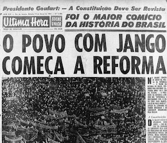 Reprodução / Última Hora, Rio de Janeiro, março de 64