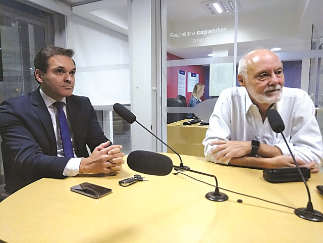 Diretor-executivo Marcelo Miranda e presidente Luiz Vidal Alves de Miranda / Arquivo / 4oito
