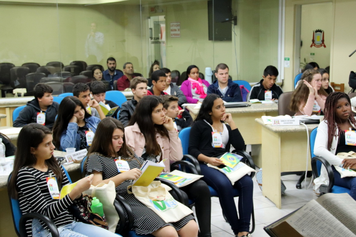 Vereadores mirins em Encontro Regional em Criciúma / Divulgação