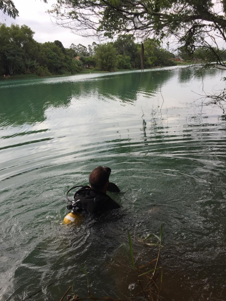 Foram cinco dias de busca no Rio Araranguá (Foto: Divulgação)