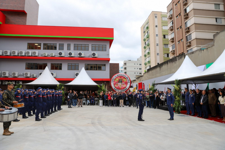 Nova sede do 4º Batalhão dos Bombeiros foi inaugurada nesta sexta-feira em Criciúma | Fotos: Gregori Flauzino/Divulgação