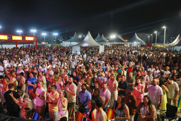 Balneário Rincão celebra Réveillon com fé e grande público/ Foto: Lucas Sabino