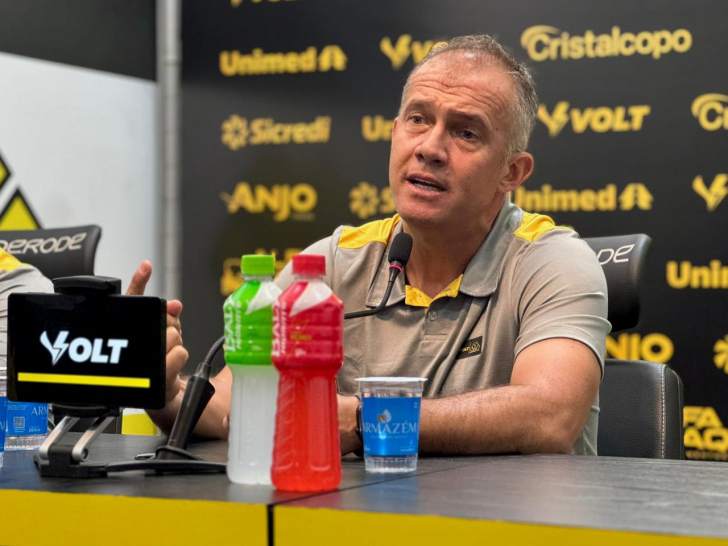 Eduardo Baptista analisa o jogo após a derrota para a Chapecoense | Foto: Eric Ducioni / TV Tigre