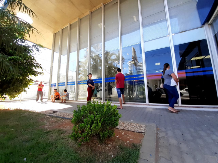 Movimento na agência do Centro de Criciúma permanece tranquilo (Foto: Arquivo / 4oito)