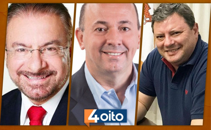 Da esquerda pra direita: Volnei Morastoni, Dr. Elcio e Ari Vequi | Foto: 4oito