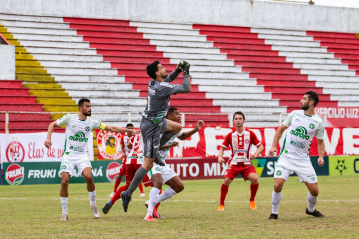 Hercílio Luz empatou sem gols contra a Chape na ida (Foto: Patrícia Amorim / Hercílio Luz FC)