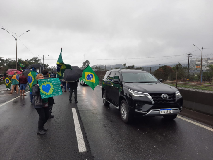 Bloquei na BR-101, em Joinville