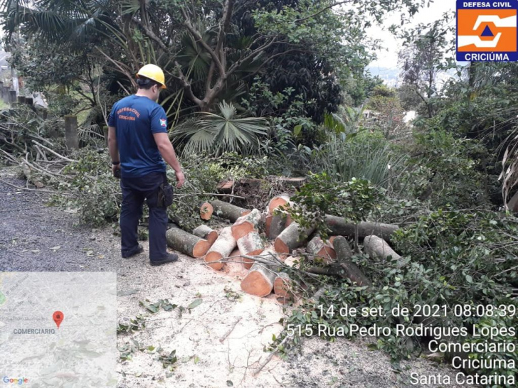 Fotos: Defesa Civil de Criciúma