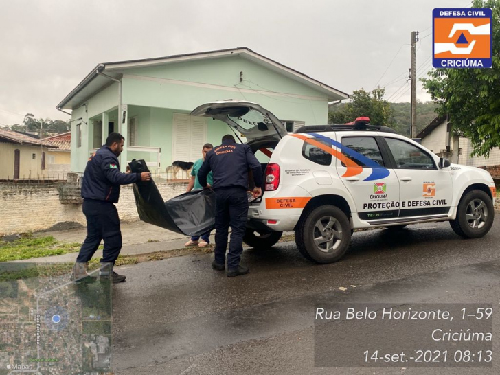 Defesa Civil permanece em alerta na região. Foto: Divulgação