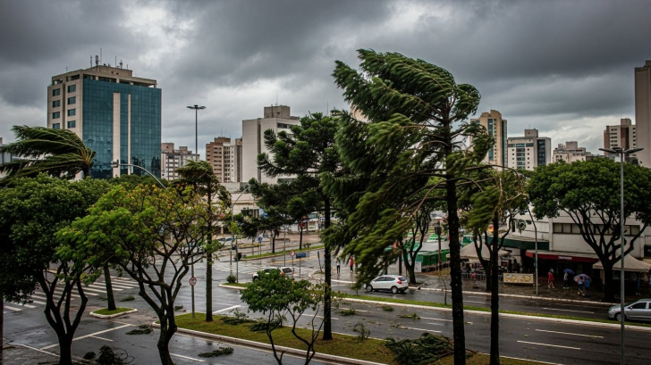 Rajadas de vento causam risco de danos em diversas regiões de Santa Catarina | imagem gerada com auxilio de IA/4oito