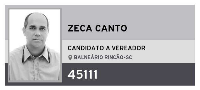 Zeca Canto, o único da Amrec que não recebeu votos / Reprodução