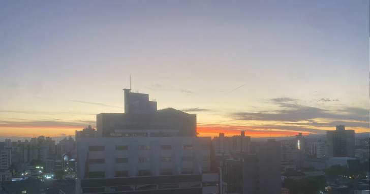 Vento sul anuncia frio intenso após a chegada da frente fria. Foto: Maryele Cardoso