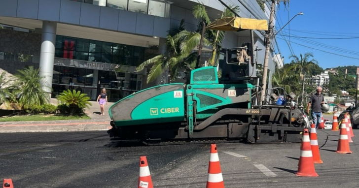 Trecho da rua Coronel Pedro Benedet é interditado nesta quarta/Foto: DTT