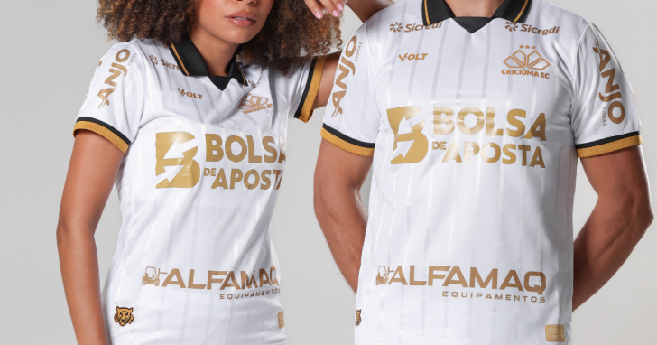 Criciúma lança Camisa 2 2026 com visual renovado | Foto: Divulgação