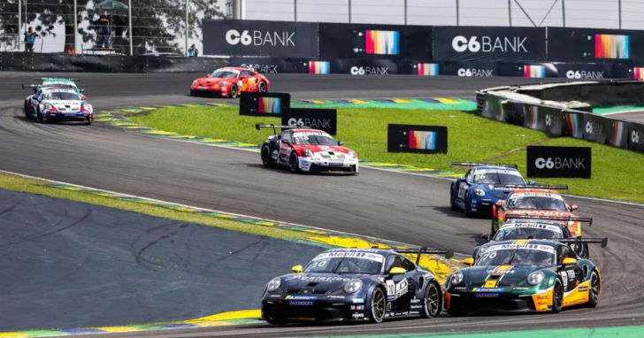 Piloto catarinense disputa etapa em Interlagos | Foto: Divulgação/Porshe Cup Brasil