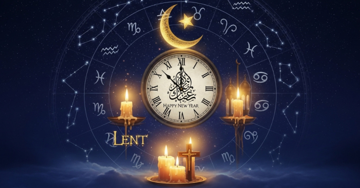 Fazia décadas que os eventos não convergiam em uma data em comum | Imagem: Imagem gerada com auxílio de IA/4oito