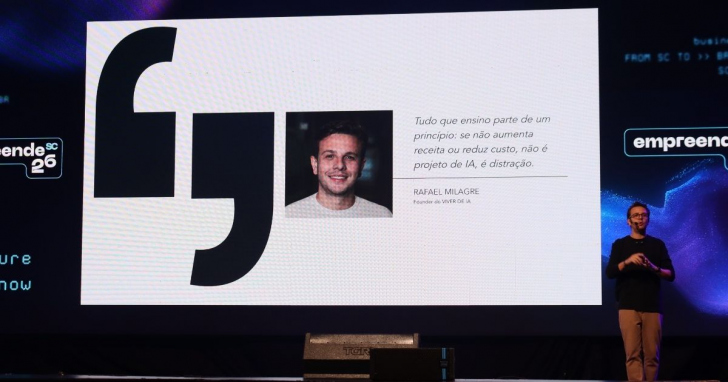 Evento revela caminhos para quem quer crescer com inteligência artificial I Foto: Maryele Cardoso/4oito