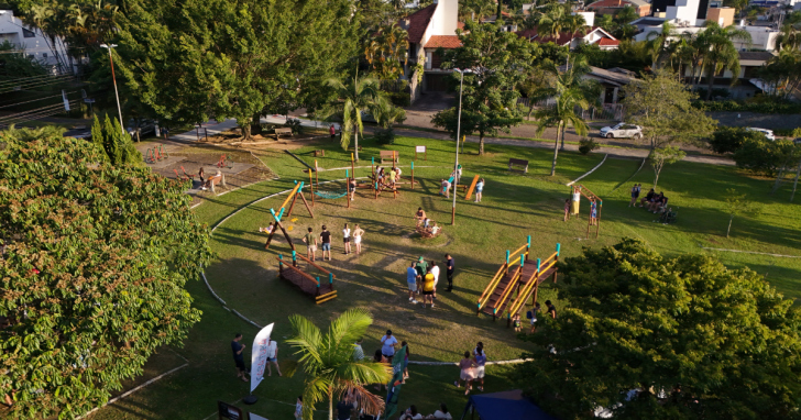 Praça do SESC vira ponto de encontro e lazer em Criciúma I Foto: Divulgação/4oito