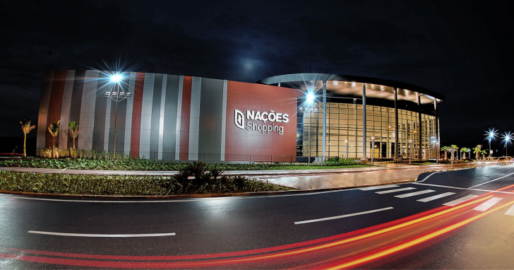 Nações Shopping foi inaugurado em 16 de abril de 2016 - Foto: Divulgação/4oito