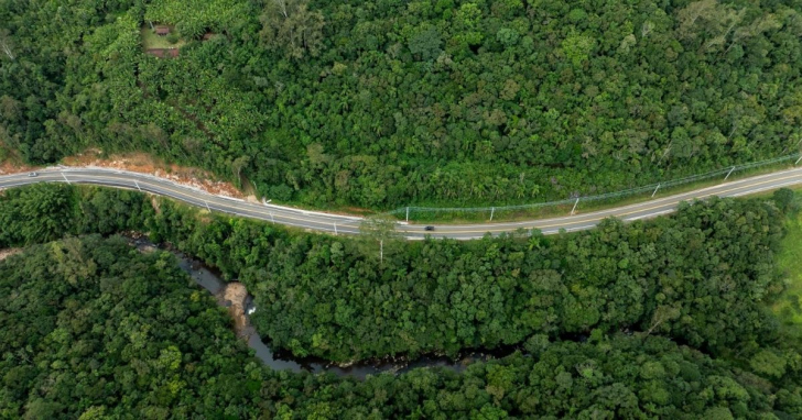 A Rodovia da Imigração tem papel fundamental na ligação de Urussanga com municípios vizinhos I Foto: Foto: Roberto Zacarias/Secom GOVSC