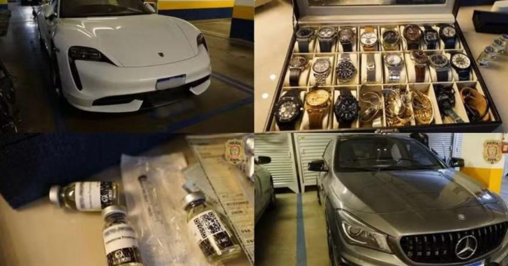 Operação nacional coordenada pela Polícia Civil contra um grupo suspeito de fabricar e distribuir anabolizantes | Foto: Policia Civil/4oito