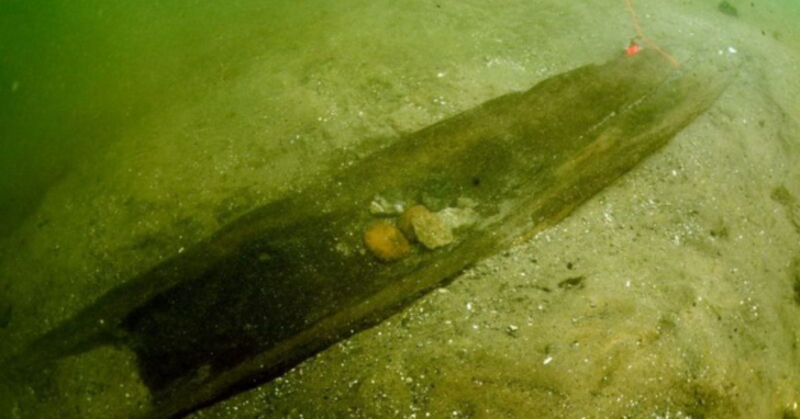 A maioria das canoas ainda está submersa no Lago Mendota, mas arqueólogos recuperaram duas delas/ Foto: Divulgação/Tamara Thomsen