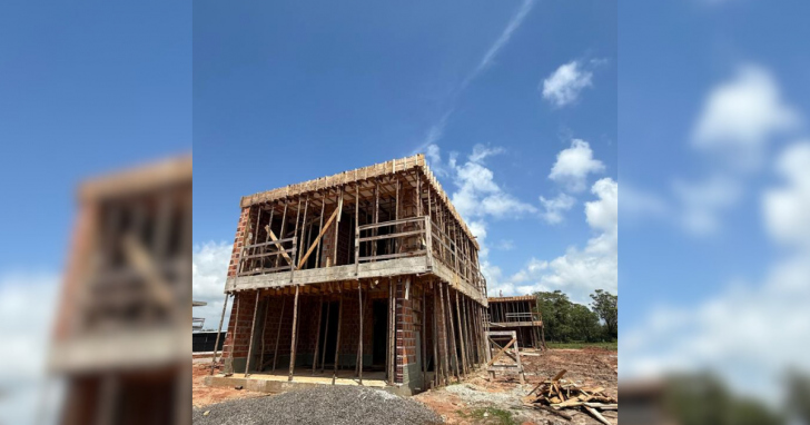 Construção da casa de Nelson Piquet. Foto: Black Investimentos Imobiliários/Divulgação