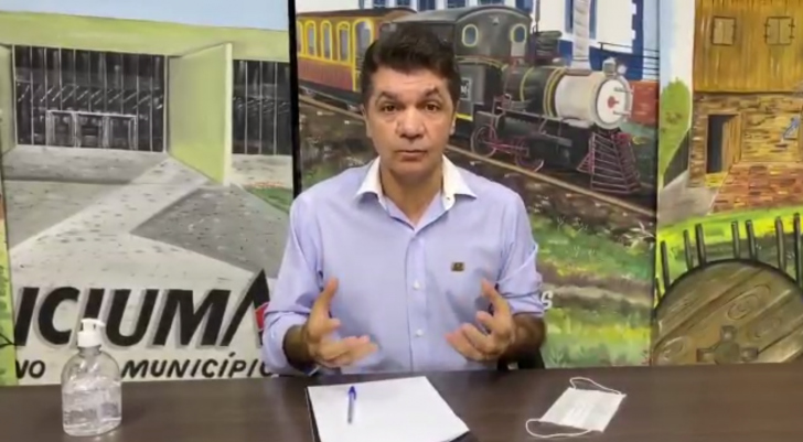 Em vídeo, Salvaro pediu para população de risco permanecer em casa (Foto: Arquivo / Reprodução)