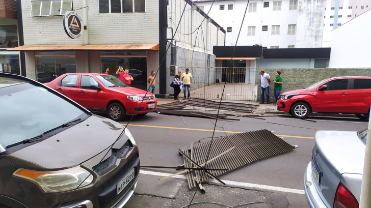 Estragos já são registrados em Criciúma | Foto: Giovana Bordignon/ 4oito