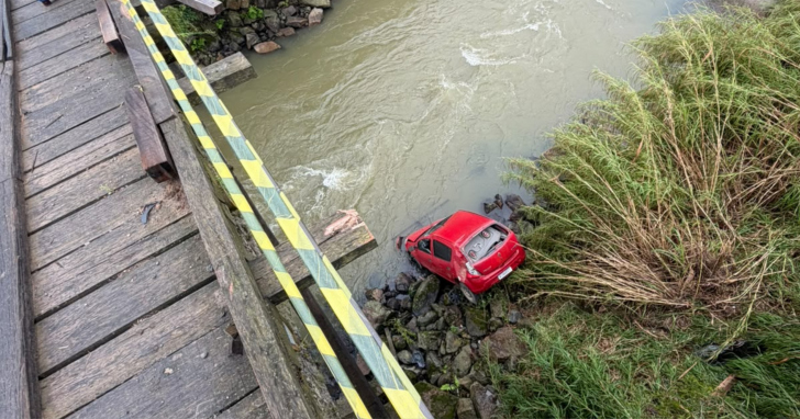 Motorista foi encaminhado ao Hospital Santo Antônio de Armazém | Foto: Divulgação/CBMSC
