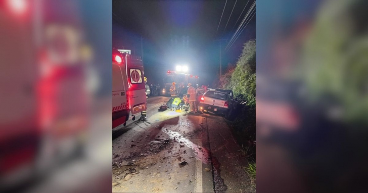 Vítimas foram socorridas em estado grave, mas morreram no hospital - Foto: Divulgação/CBMSC