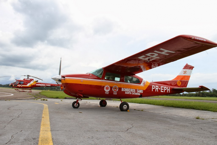 A aeronave citada pelo deputado nas denúncias / Divulgação