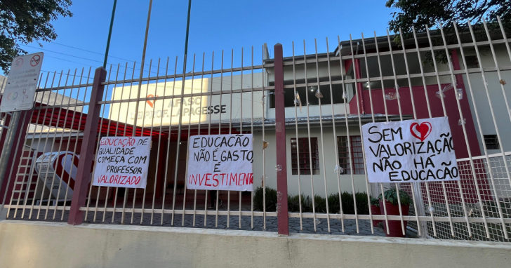 Sindicato confirma greve dos professores para está terça-feira I Foto:Thiago Hockmüller/4oito