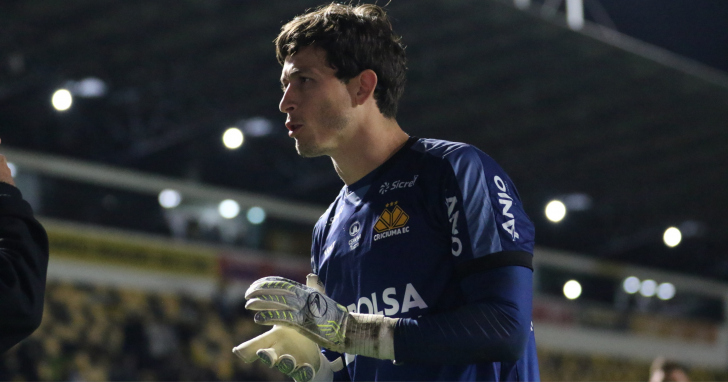 Goleiro Airton tem a maior nota da Série B de acordo com aplicativo de estatísticas | Foto: Celso da Luz/Criciúma