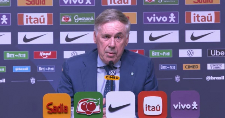 Ancelotti convocou 26 jogadores - Foto: Reprodução/CBF TV