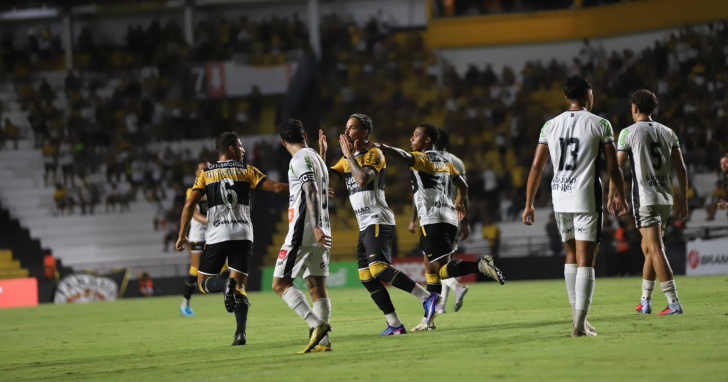 Jhonata Robert marcou o gol do Tigre no empate em 1 a 1 do primeiro turno | Foto: Celso da Luz/Criciúma