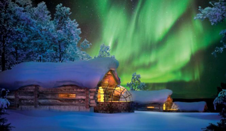 A Aurora Boreal, na Finlândia