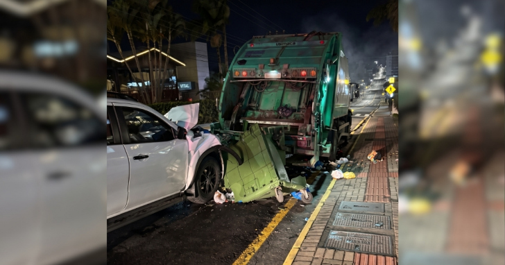 Abdul Manaf Inusah tinha 28 anos e morreu durante a coleta de lixo em Içara | Foto: Divulgação/PM