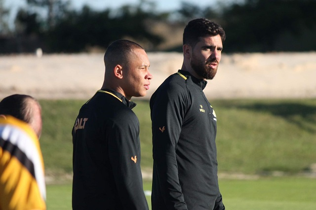 Caio Dantas e Rayan/ Foto: Celso da Luz/ Assessoria de Imprensa Criciúma E.C.