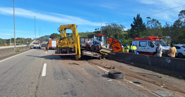 Quatro pessoas ficaram feridas em acidentes em Sombrio | Foto: CBMSC/4oito