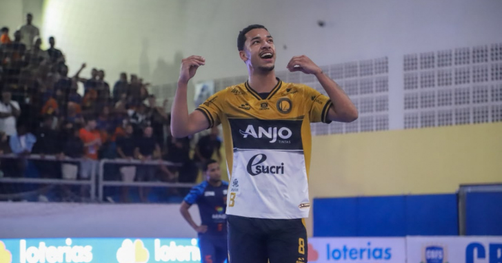 Anjo Tintas/FME Criciúma Futsal entra em quadra neste sábado (8) | Foto: Raphael Andrade / Magé Futsal/4oito