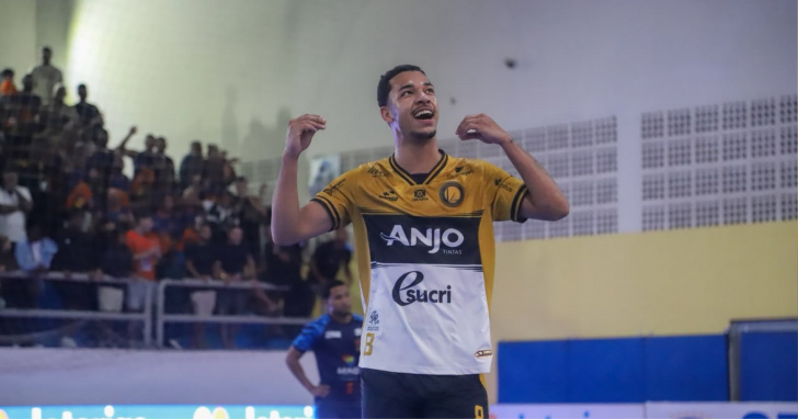 Criciúma saiu na frente com Negretti, mas cedeu o empate | Foto: Raphael Andrade/Magé Futsal