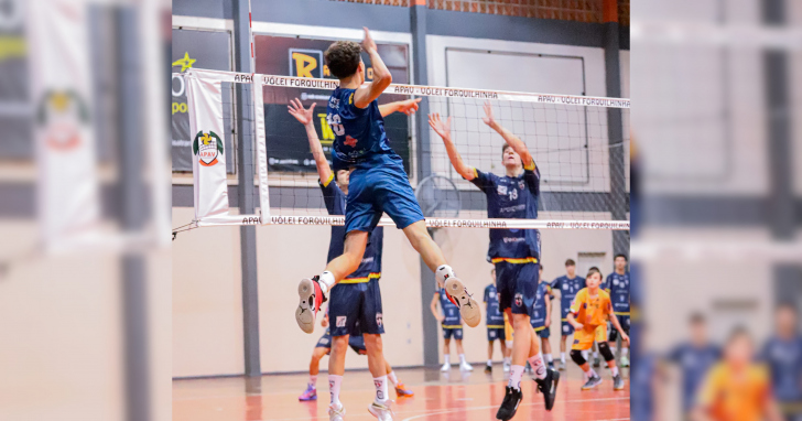 Forquilhinha é uma das principais potencias do vôlei de base em SC | Foto: Divulgação/Comunicação Apav