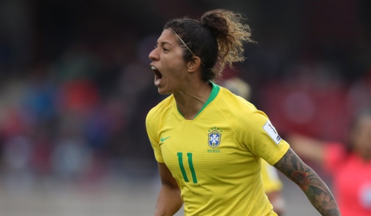 Cristiane (São Paulo) é, ao lado de Marta, um dos destaques da Seleção (foto: Lucas Figueiredo / CBF)