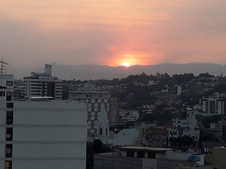 Por do Sol em Criciúma (foto: Denis Luciano)