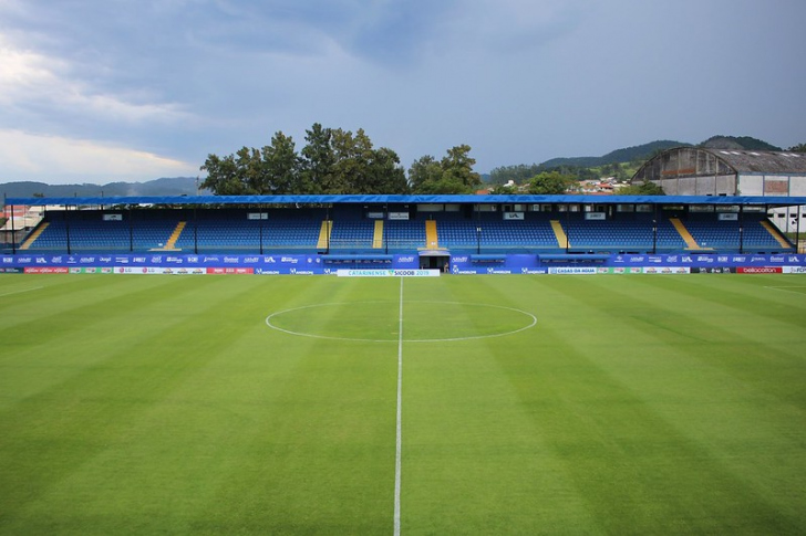 Estádio Domingos Gonzales, a casa do Próspera ao menos no turno da Série D / Foto: CA Tubarão / Divulgação