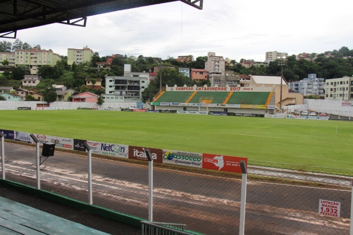 Estádio Domingos Lima, em Concórdia (Foto: Divulgação)