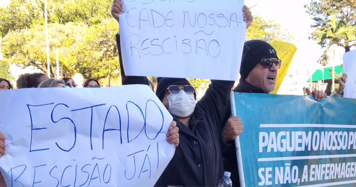 Trabalhadores cobram providências do Governo do Estado | Foto: Divulgação/4oito