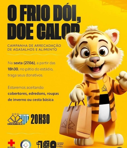 Foto: Reprodução/Instagram/@cruzvermelhacriciuma