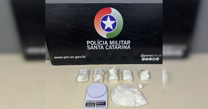 Apreensão realizada em Criciúma causou prejuízo milionário ao tráfico | Foto: Divulgação/PM/4oito